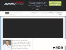 Tablet Screenshot of accuproinspections.com
